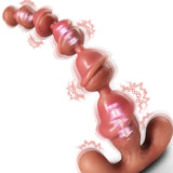 LENNOX vibrating Anal Beads Showing Three Motor Zones