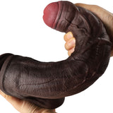 Atlas Big Black Dildo Flexibility Hand Bent