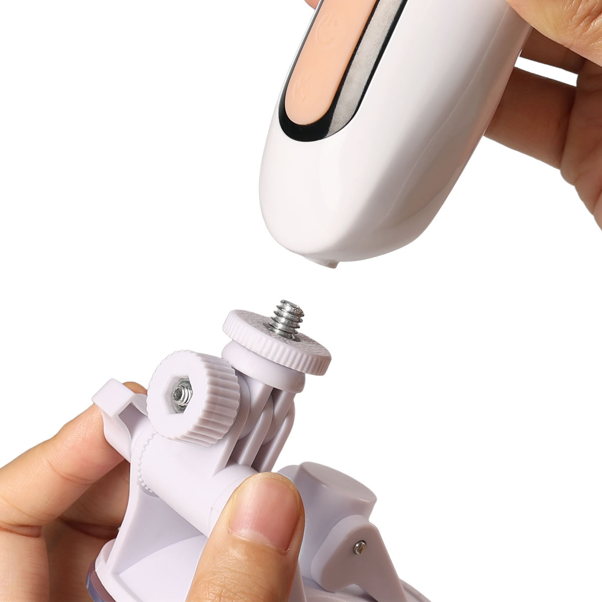 Jax Vibrating Thrusting Dildo Base Connector Detail