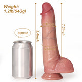 Oliver Realistic Dildo Size Comparison