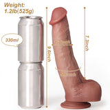 Silas Thick Realistic Dildo – Size