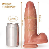 Titan Thick Realistic Dildo – Size