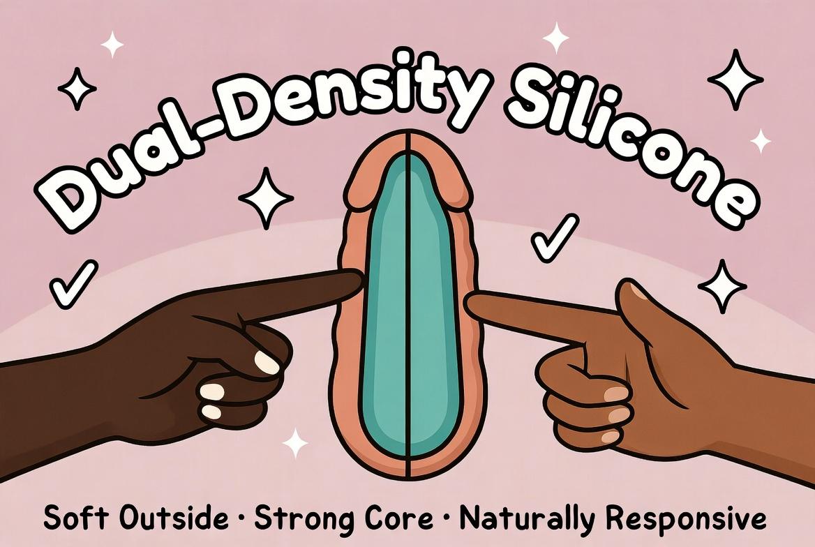 Dual-Density Silicone Dildo: What It Is and Why It Feels Different
