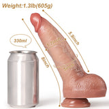 Leo 2.0 Vibrating Thrusting Dildo Dimensions