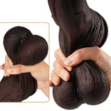 Big Dildo with Squeezable Ball
