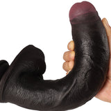 Obsidian Soft Dual Density Silicone Dildo