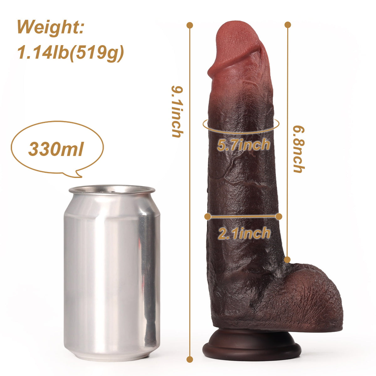 ealistic Dildo Jett size