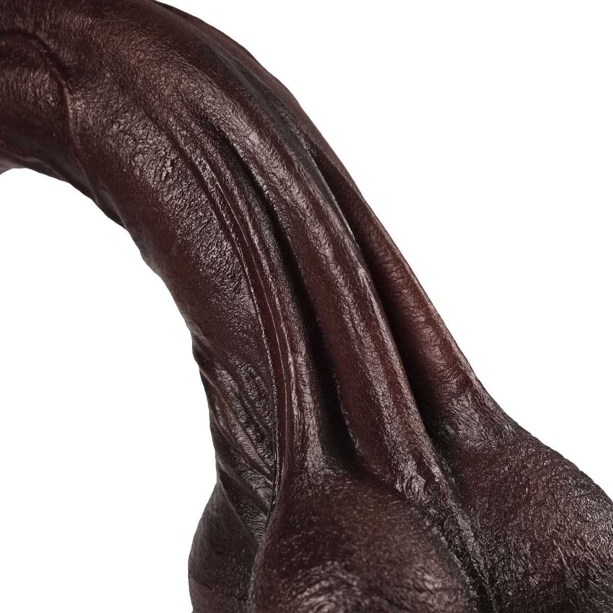 Realistic Dildo with Three Ridges