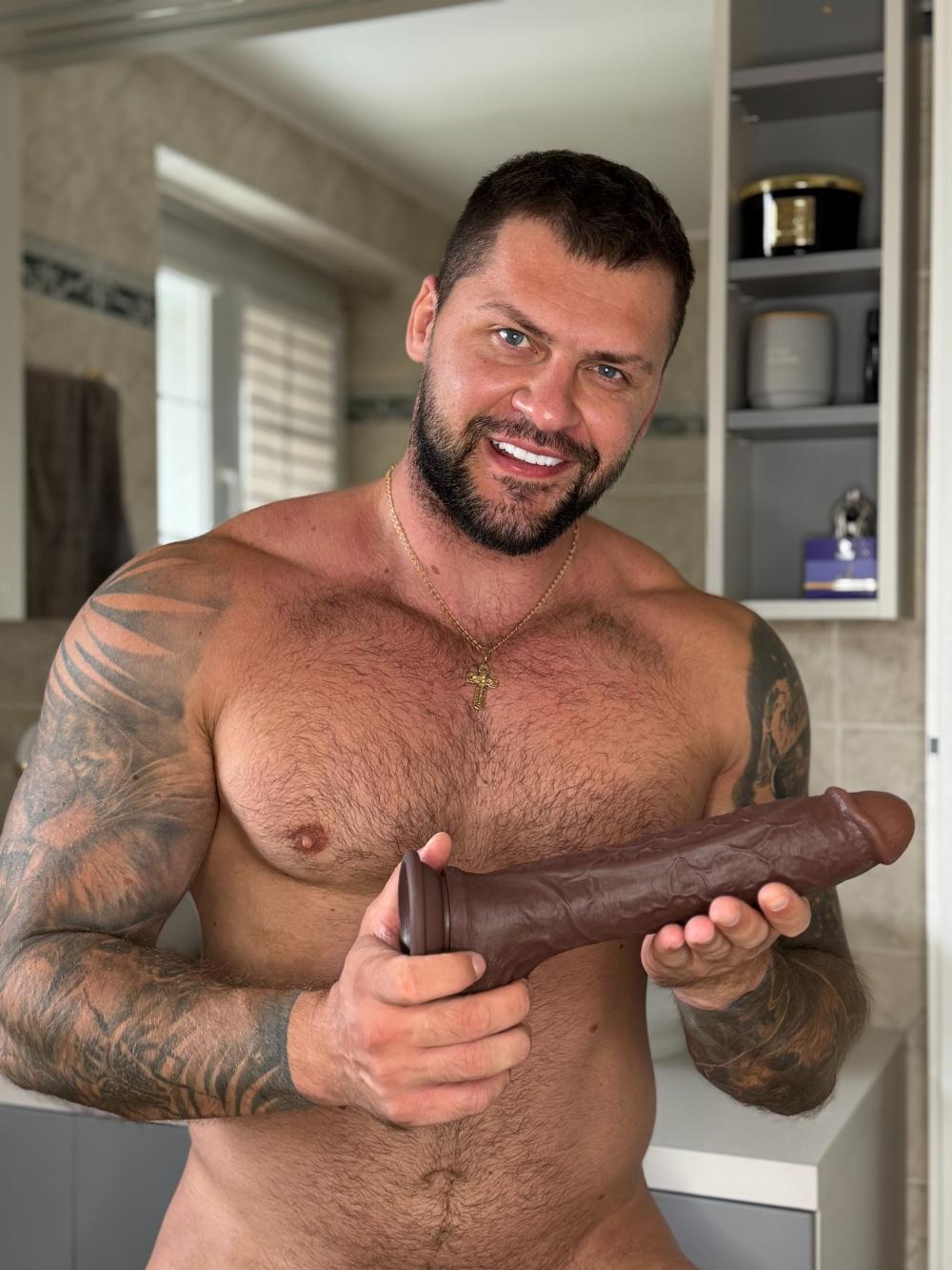 Rocco Black Realistic Dildo KOL