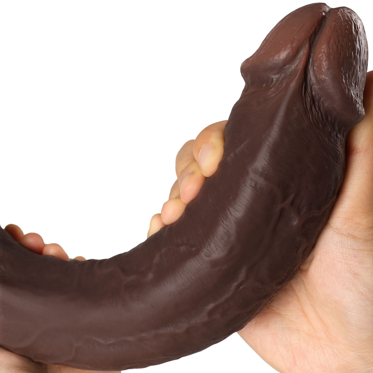 Rocco Thick Realistic Dildo Hand Grip Side