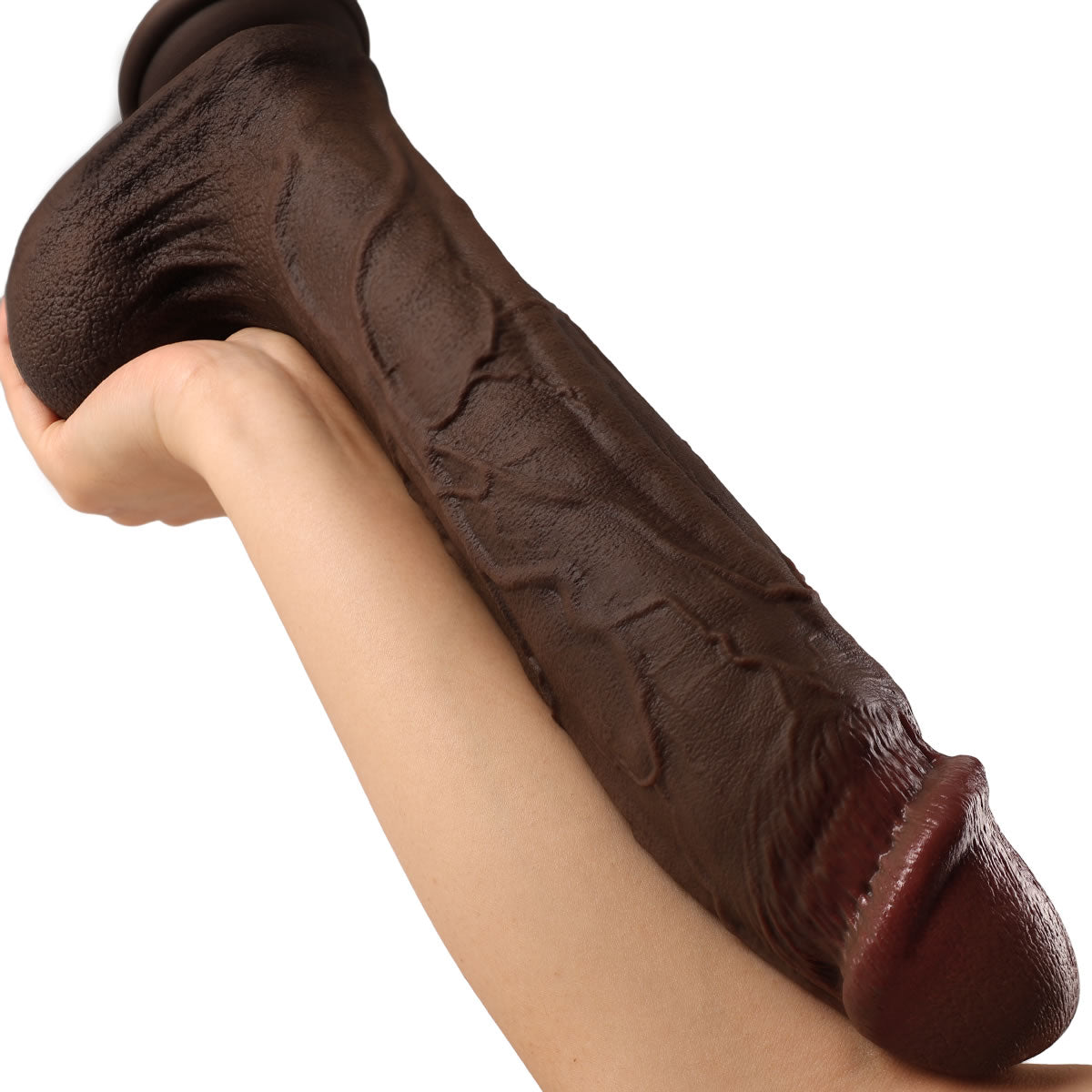 Rocco XXL Thick Huge Dildo Hand Held Base