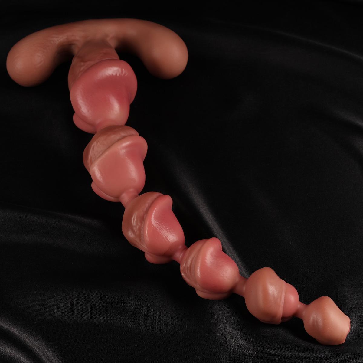 Silicone Anal Beads With 9 Vibrations