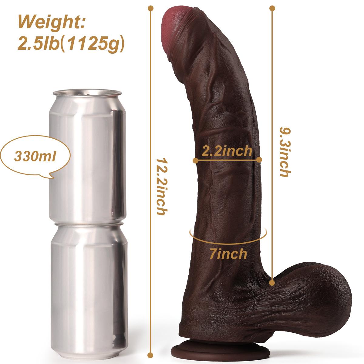 Sustory Atlas Big Black Dildo Size