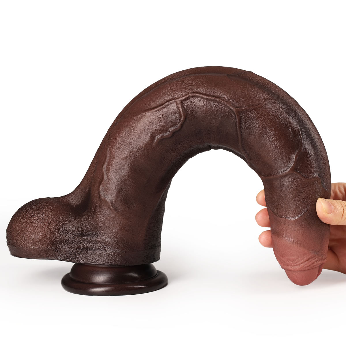 XXL Dildo Made with Dual-Density Silicone